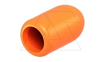 Колпачок GR KS 4,8 OR защитный, для срезанных концов проволочного лотка под Ø4,8мм, оранжевый, полиэтилен