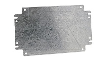 Монтажная панель 126х120мм для распредкоробки EGRAN 150x150мм (ВxШ) стальная оцинкованная 2мм