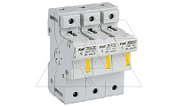 Держатель вставок плавких цилиндр., 3P, 50A, 690VAC, 14x51mm, 4.5M