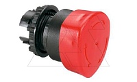 Osmoz - Кнопка с грибовидной головкой возврат-поворот-экстр.отключение M22, IP66, D40 красный