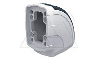 Муфта угловая (90°) вертикальная ETR060, RAL7035/RAL5020, m=0,64кг