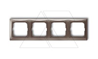 Basic 55 - Рамка на 4 поста (серый, блистер)