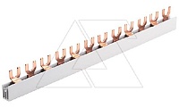 Шинка гребенчатая F-2L/1000/10, тип вилка, 2P-54Mod., 10mm², 63A, 230/415V, 1000mm
