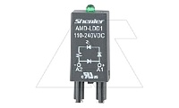 Модуль AMD-LDD1, зеленый LED+диод, 110_240VDC, поляризация +А1/-А2, черный, для SRU, SKF14, SKC, SKB, STB, SRC*-E, SRB, GZT, GZM, GZS, GZMB, ES32