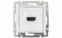 Valena - Розетка HDMI для аудио/видеоустройств, белая