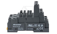 Цоколь SEB11-ES, 25A(500V), винтовой зажим, черный, на рейку DIN35, для REH, RUC, RUC-M, RPW, RM, 62.31, 62.32, 62.33