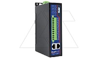 Преобразователь интерфейсов ZLAN5443D, RS-485 в Ethernet, 4xRS-485, 2xEthernet, Modbus Gateway, 24VDC, DIN35