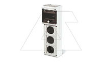 Щит комбинированный навесной BLOCK3, 6M + 3x 70x87(1x 84x106), 136x440x105mm, IK08, IP66, серия BLOCK