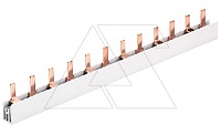 Шинка гребенчатая P-2L/1000/10, тип штырь, 2P-54Mod., 10mm², 63A, 230/415V, 1000mm