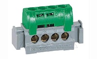 Клеммная колодка "зеленая" 4х1,5-16мм2, L=47мм