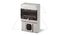 Щит комбинированный навесной M400, 12M + 1x 100x110, 256x400x140mm, IP66, серия DOMINO