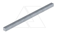 Контактная пластина 1801 KL2 для шины 1801 VDE, L=430мм, 10х10мм, никелированная латунь