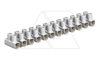 Клеммник 74 CE WS разрезаемый, 12шт, 6мм², 41A, 450V, белый, полипропилен