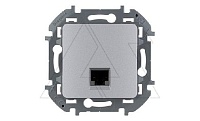 Inspiria - Розетка 1хRJ-45 UTP CAT5E (алюминий)