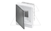 Щиток встраив. ABB Basic E BEF402204, 4M, прозр. серая дверь, 63A, IP40, 155x180x102mm, PEN-шина