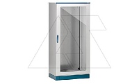 Щит EMOX моноблочный 1800x800x500мм (ВxШxГ) с прозрачной дверью и монтажной панелью, RAL7035, IP56