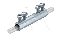 Клемма 237 N FT для продольного соединения проводника Ø8-10мм, гор. оцинк.