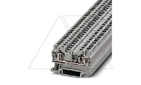 Клемма проходная ST 4 /6,2mm, пружинная, 2 присоед., 4(max 6)mm2, 32A, 800V, серая
