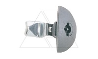 Циллиндрический замок WE235 c никелированным плоским ключом профиля Viro