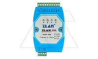 Концентратор последовательных интерфейсов ZLAN9421, RS-485 с кэшированием, 2 Master/1 Slave, 3xRS-485, 9_24VDC, DIN35