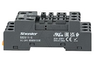 Цоколь SEB11-E, 25A(500V), винтовой зажим, черный, на рейку DIN35, для REH, RPW, RM, 62.31, 62.32, 62.33
