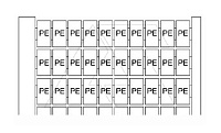 RC610 "PE" Маркировка для клемм шириной 6мм (карта 100шт)