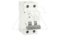 Дифф. авт. выключатель GYR9NM-C25-30mA, 1P+N, 25A, хар-ка C, 6 kA, 30mA, тип A, 2M