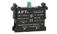 Блок-контакт 1NO, 6A 230VAC/24VDC, монтаж на адаптер, для PB1 и PB3 серий