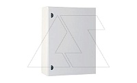 Щит моноблочный 400x400x200мм (ВxШxГ) с монтажной панелью, RAL7035, IP66