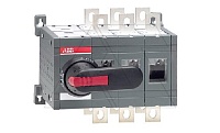 Выкл. нагрузки реверсивный OT400E03CP, 400A 3P схема I-0-II видимый разрыв c выносной блок. рукояткой OHB95J12E011 и осью OXP12X166