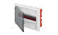 Щит встраив. ECO BOX 1x12M, N/PE 2x 2x16+7x10mm2, дымчатая пласт. дверь, белый RAL9003, 240x360x106mm, IP40
