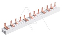 Шинка гребенчатая P-4L-1016/10, тип штырь, 4P-56Mod., 10mm², 63A, 230/415V, 1016mm