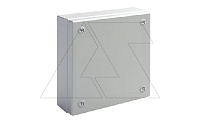 Коробка распределительная EGRAN 200x200x120 (ВxШxГ) с крышкой на 4-ех невыпадающих 1/4 винтах, сталь 1,2мм, RAL7035, IP66