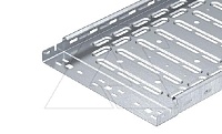 Лоток RKSM 630 FS кабельный перфорированный, безболт. соединение, 60Х300Х3000мм (ВхШхД), конв. оцинк.