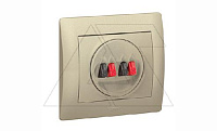 Galea Life - Обрамление для розетки двойной аккустической, Titanium