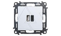 Valena Life - Зарядное устройство 2xUSB Type A+C , 3000мА, алюминий (инд. упаковка)