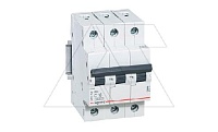 Авт. выключатель Legrand RX3, 3P, 16A, хар-ка C, 4,5kA, 3M (стикерованный)
