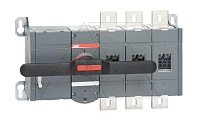 Выкл. нагрузки OTM1250E3M230C, 1250A 3P моторный привод 230VAC видимый разрыв с рукояткой на аппарат OTV1000EMK