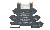 Реле интерфейсное RNC1CO060 с колодкой SNC05-S-D, пружинный зажим, 1CO, 6A(250VAC), 230VAC/DC, LED, W=6.2mm