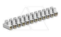 Клеммник 72 CE WS разрезаемый, 12шт, 4мм², 32A, 450V, белый, полипропилен
