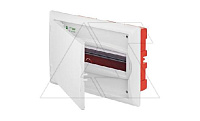 Щит встраив. ECO BOX 1x12M, N/PE 2x 2x16+7x10mm2, белая пласт. дверь, белый RAL9003, 240x360x106mm, IP40 (стикерованный)