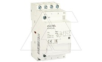 Контактор модульный GYHC-4P, 25A, 2NO+2NC, 24VAC/DC, 2M