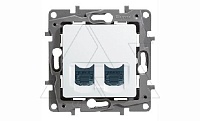 Etika - Розетка 2хRJ-45 UTP CAT6 (белый)