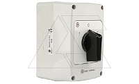 Переключатель PNGBS 32 53, 3P, 32A, тип 1-0-2 (60°), 3NO на 1_2, черная рукоятка, в корпусе IP65