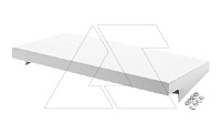 Козырек для щитов ST/STP, 600x300мм (ШхГ), RAL7035