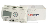 Программируемый логический контроллер PR-22AD-PTDAI-RAI, 12_24VDC, 5xPt1000, 6DI, 1AI(0..20mA/0..10VDC), 6RO, 4AO(0..10VDC), RTC, RS485, ЖКИ, HVAC