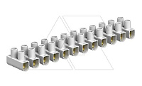 Клеммник 76 CE WS разрезаемый, 12шт, 10мм², 57A, 450V, белый, полипропилен