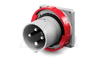 Разъем пром. силовой CEE встраиваемый, штекер, 125A, 3P+E 6h, 380_415VAC 50/60Hz, уст. 114x114mm, IP66/IP67/IP69, серия OPTIMA