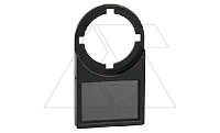 Держатель для таблички 25x18mm, с прозрачным окном, для одинарных кнопок 22mm