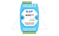 Станция удаленного ввода/вывода ZLAN6042, 4DI, 4RO, 2AI( 4..20MA), Ethernet (Modbus TCP), 24VDC, DIN35